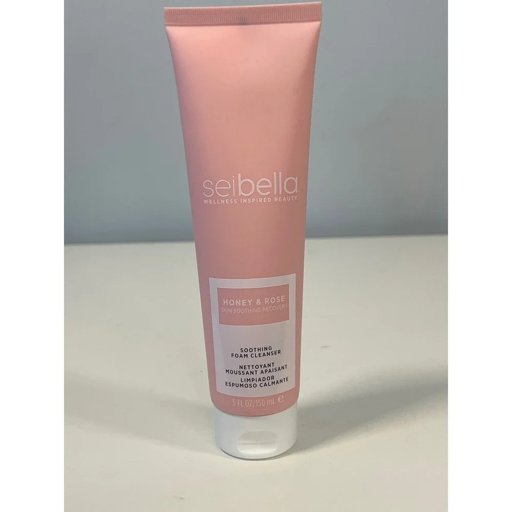NEW in box Sei Bella Honey & Rose Soothing Foam Cleanser 5oz Facial Hydrating